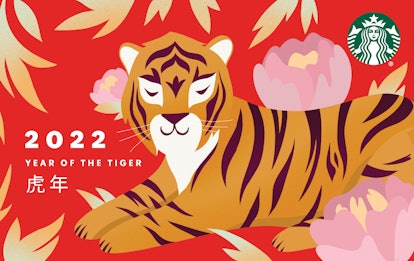 Starbucks Asia's Lunar New Year 2022 cups and tumblers feature the cutest tiger designs.