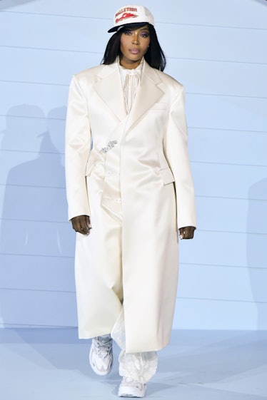 Naomi Campbell Dons Head-to-toe Logomania at Louis Vuitton Men's
