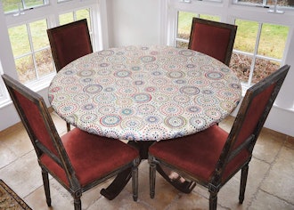 Covers For The Home Deluxe Elastic Edged Fitted Vinyl Table Cover