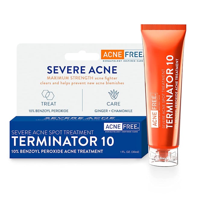 Acne Free Terminator 10 Acne Spot Treatment with Benzoyl Peroxide 10%