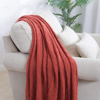 BOURINA Textured Throw Blanket 