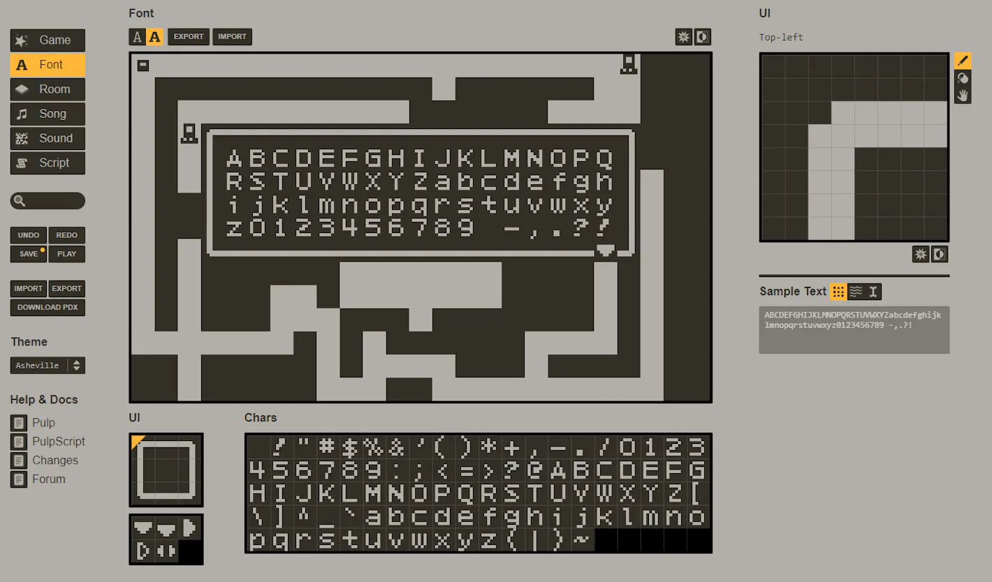 Playdate’s Pulp tool lets you design a video game in your browser