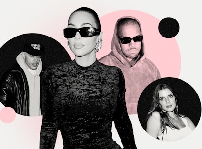 Kim Kardashian, Pete Davidson, Kanye West, and Julia Fox's dating drama, explained.