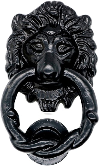 Mythrojan Lion Head Front Door Knocker 