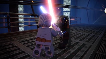 lego star wars skywalker saga lightsaber fight screenshot 