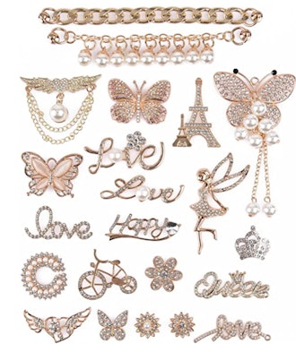 UNN Bling Jewelry Shoe Charms (22 Pieces)