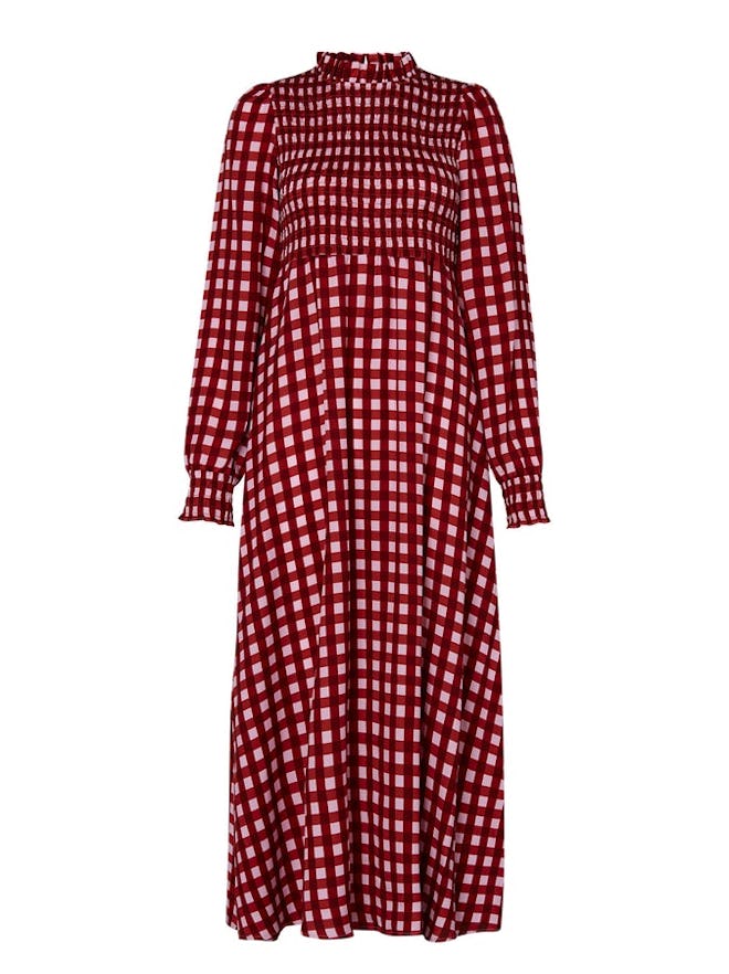 Molly Pink Checked Dress