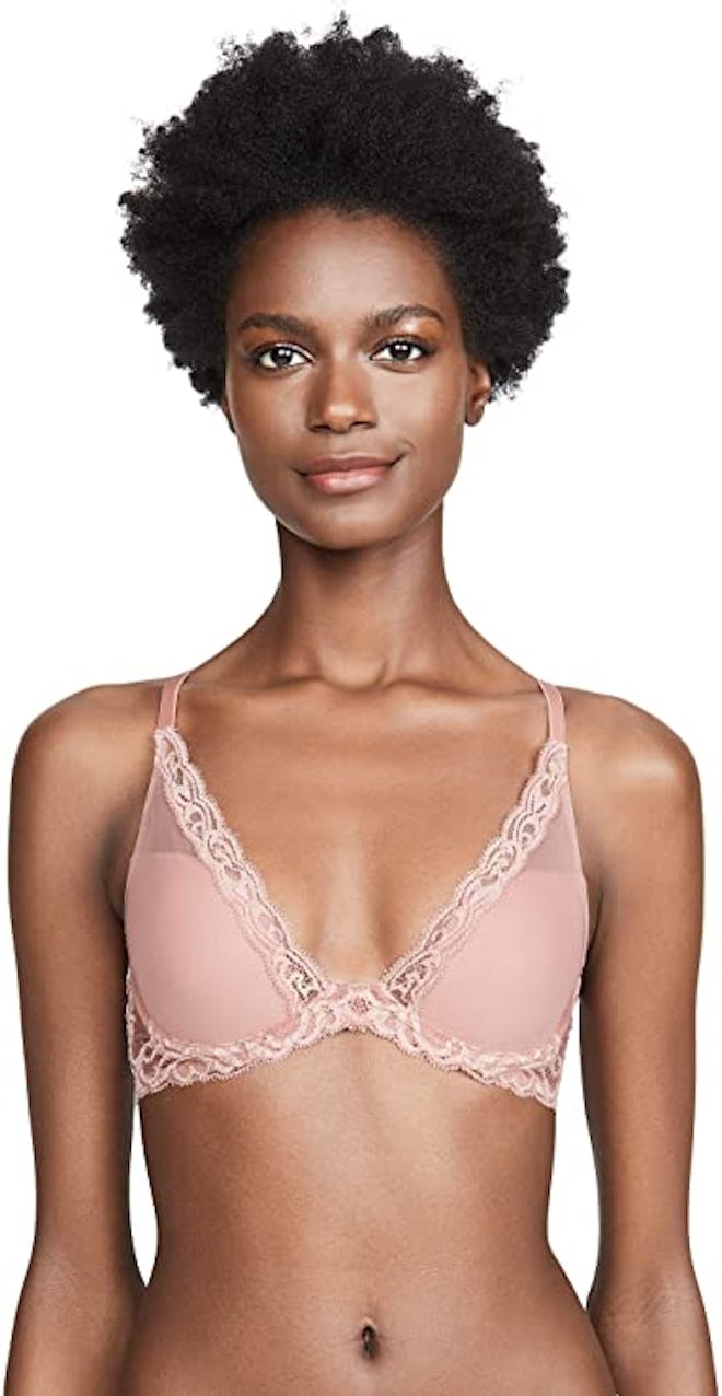 Natori Feathers Contour Plunge Bra