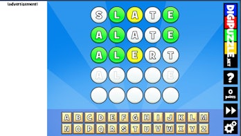 online lingo game screenshot