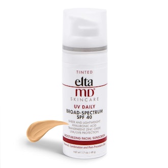 EltaMD UV Daily Moisturizer with SPF Tinted Face Sunscreen with Hyaluronic Acid