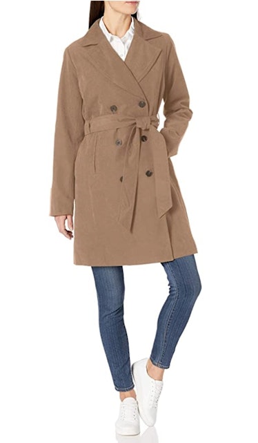 Amazon Essentials Relaxed-Fit Water-Resistant Trench Coat
