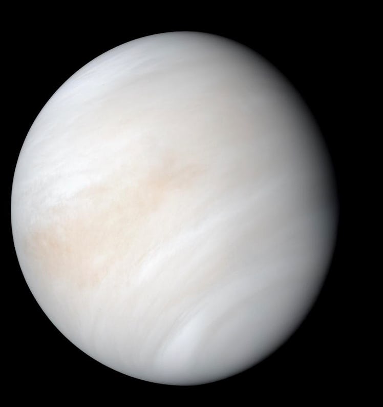 Venus, as seen from the Mariner 10 spacecraft.