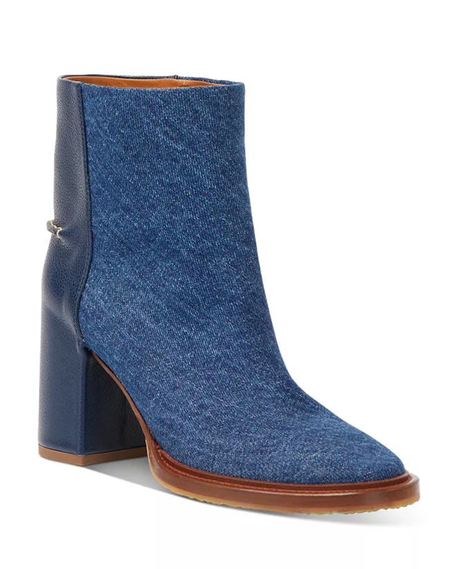 Chloé Women’s Edith Denim & Leather Boots