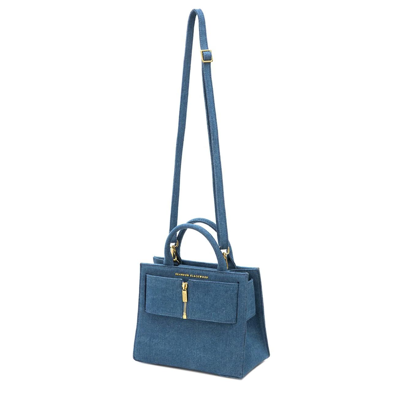 Brandon Blackwood Medium Denim Bag