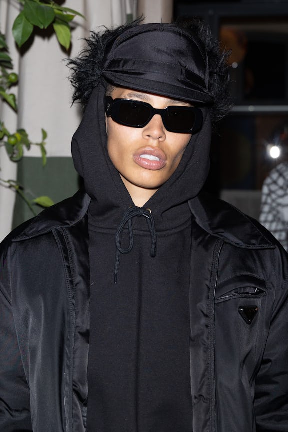 Kai Isaiah attends the Soho House Dinner as part of Paris Fashion Week on January 19.