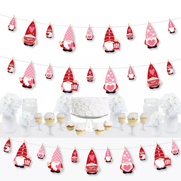Target's new Valentine's Day gnome decorations include cute garlands and more.