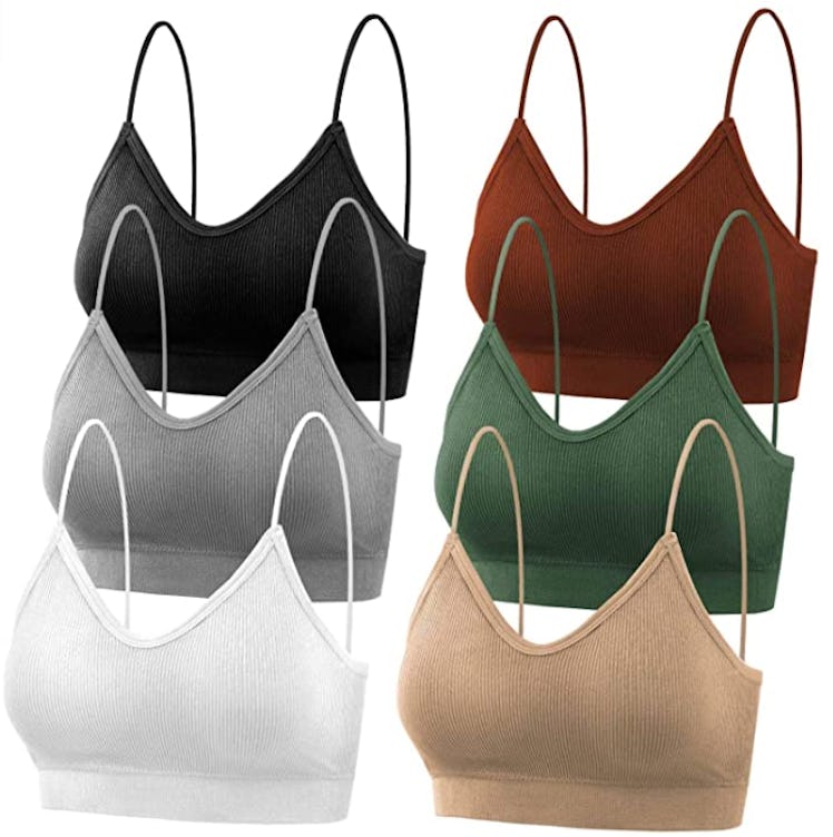 selizo Padded Bralettes (6-Pack)