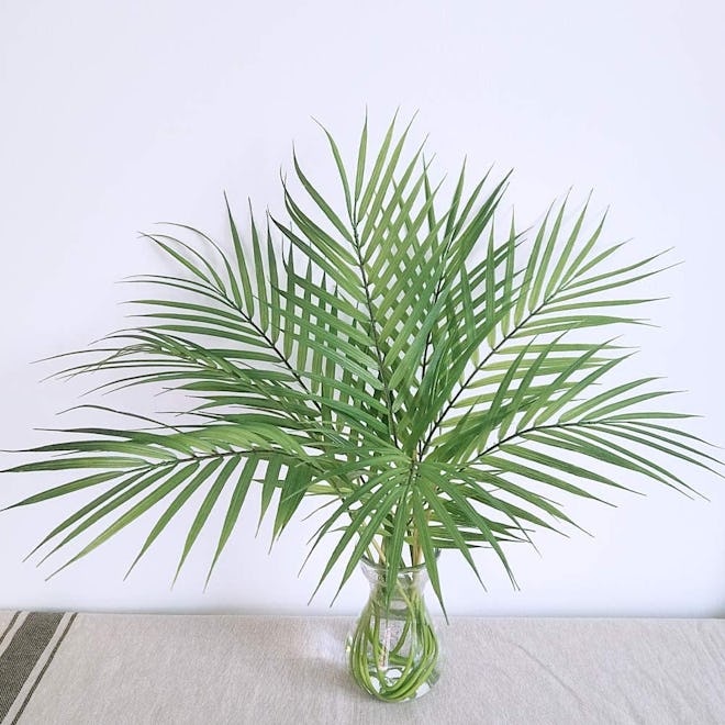windiy Artificial Areca Palm Leaves (8 Pack)