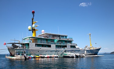 Jean Pigozzi's yacht designed by Ettore Sottsass