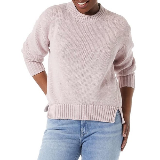 Daily Ritual Relaxed-Fit Pullover Sweater