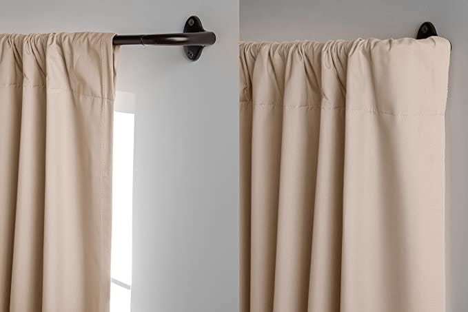 Amazon Basics Room Darkening Blackout Curtain Rod