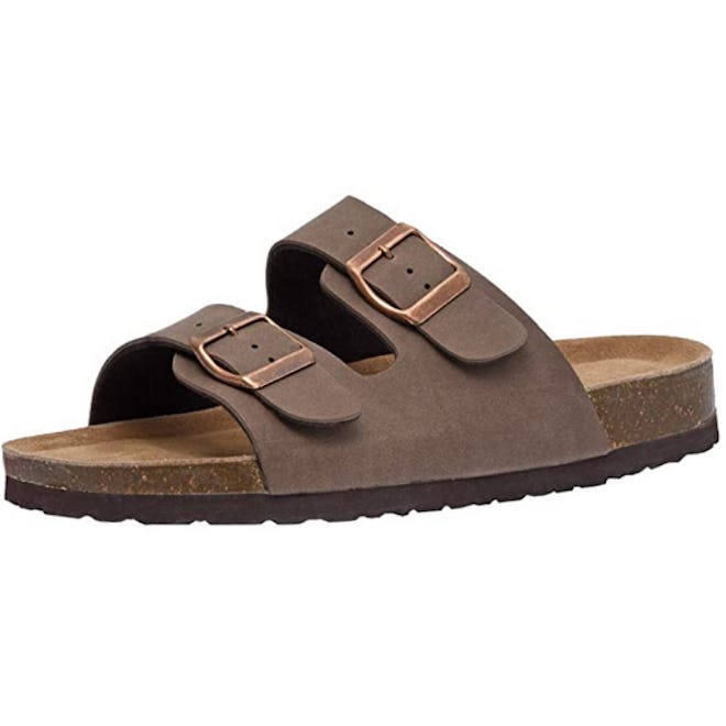 CUSHIONAIRE Lane Cork Footbed Sandal with +Comfort