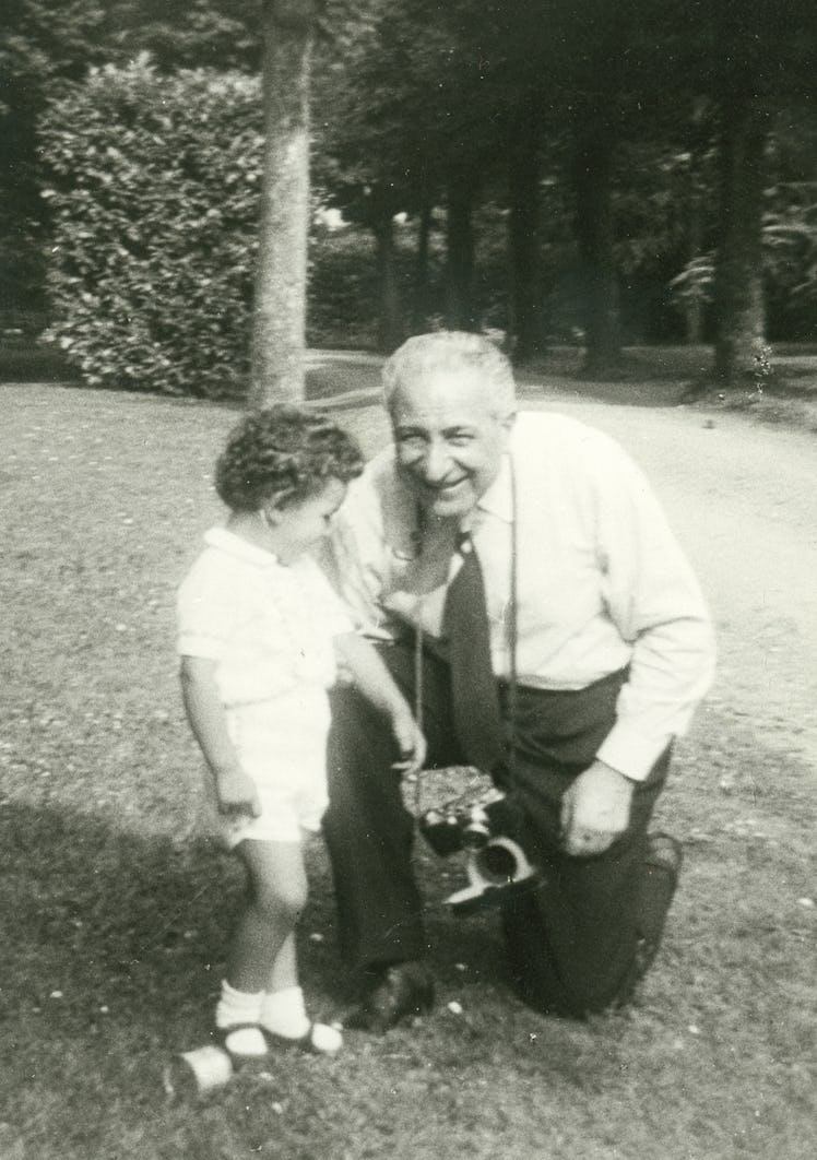 Jean Pigozzi and his father Henri in the 1950s