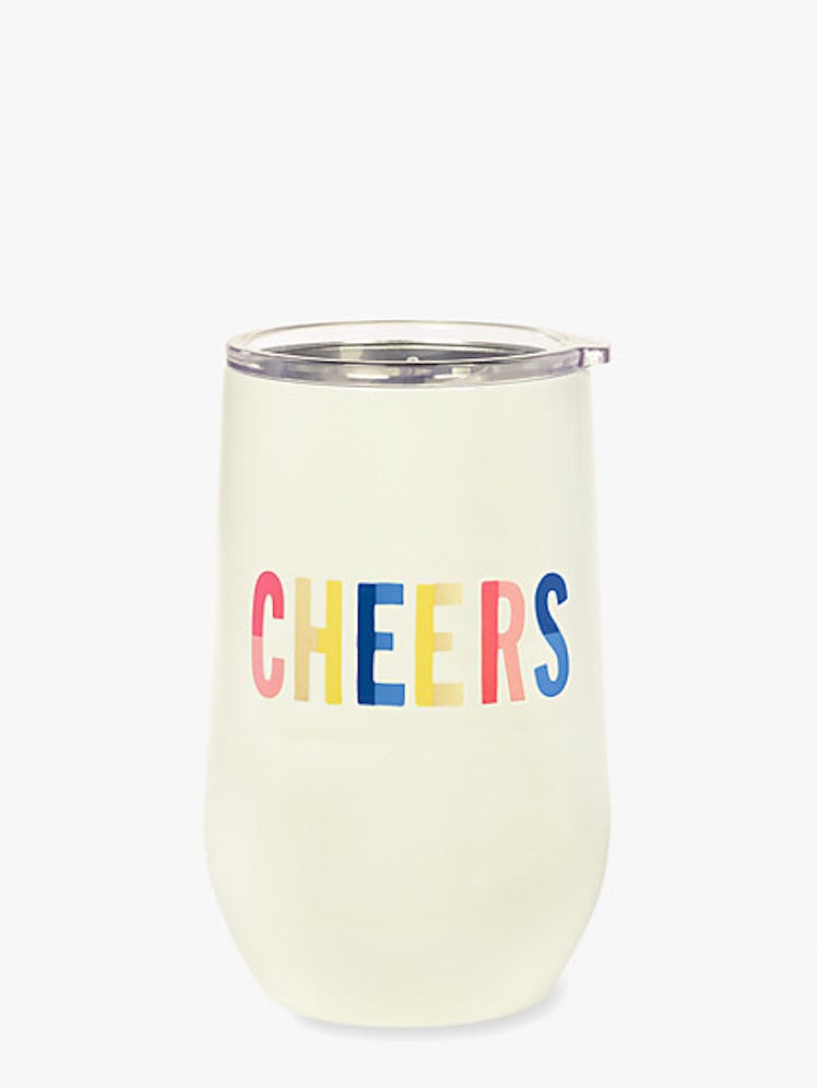 This wine tumbler would make great Galentine's Day gifts for your friends. 