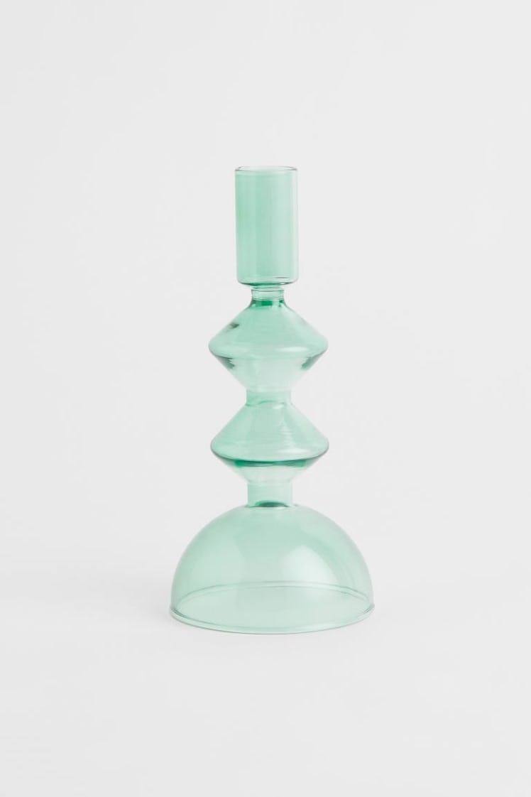 Glass Candlestick