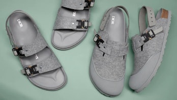 Dior x Birkenstock Tokio mules and Milano sandals