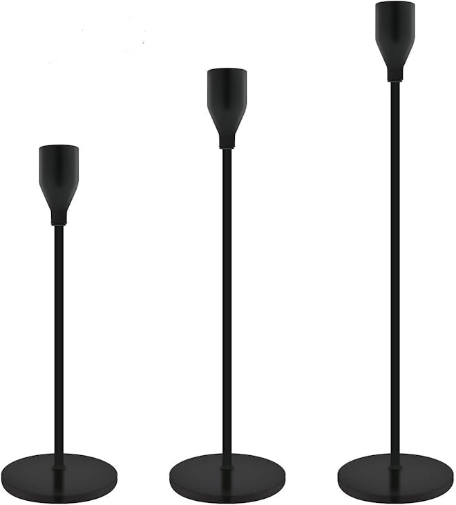 Urban Deco Taper Candle Holders (3-Pack)