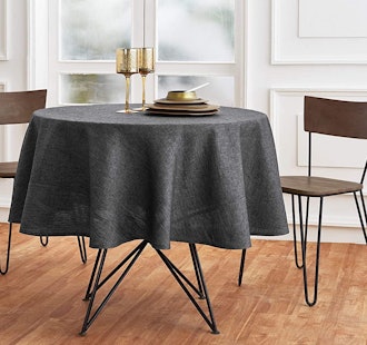 Solino Home Round Linen Tablecloth