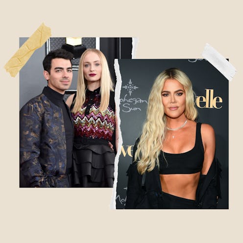 Khloé Kardashian approves of Joe Jonas and Sophie Turner's Kardashian impression.