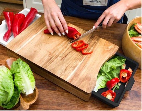 Kristie's Kitchen Cutting Board with Container
