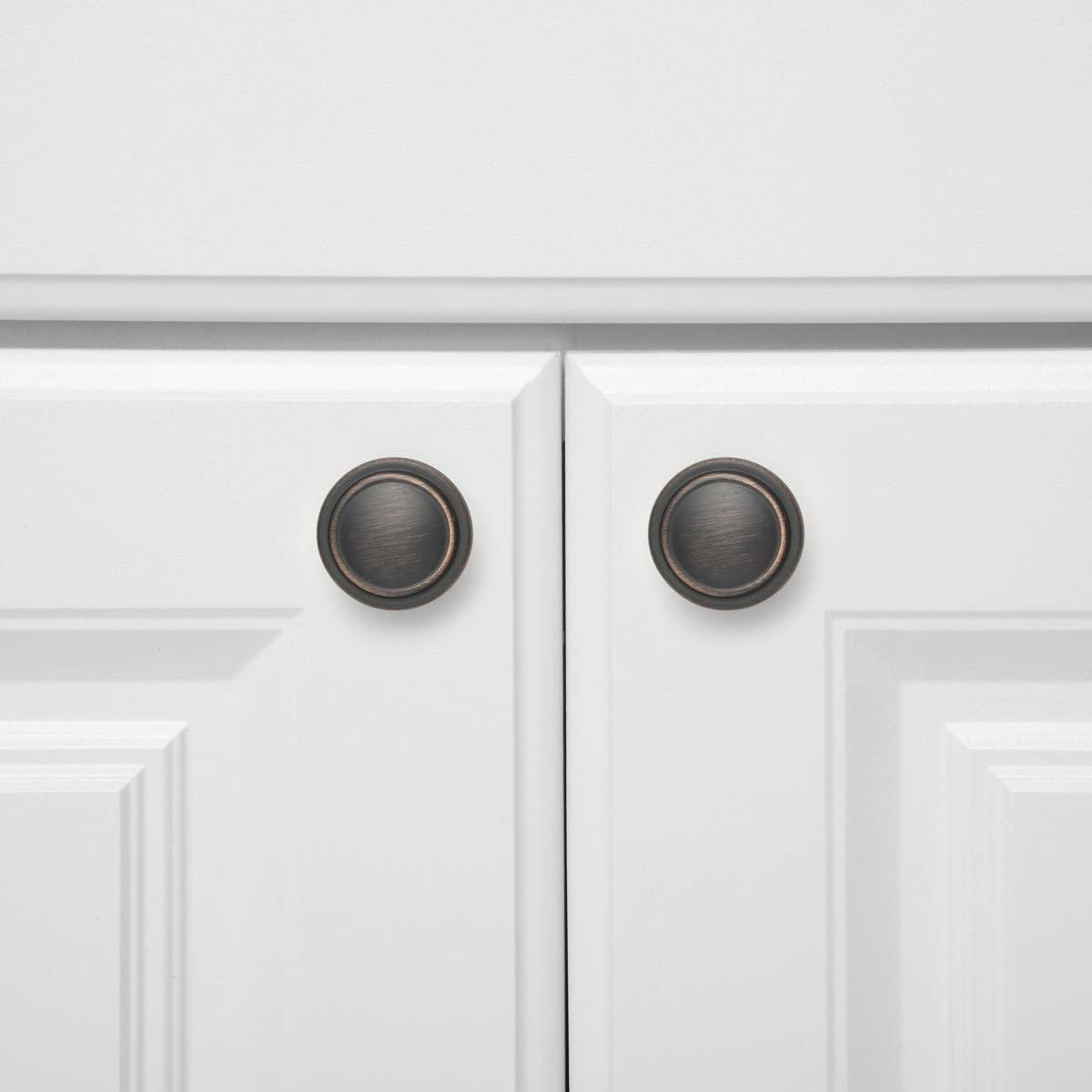Amazon Basics Straight Top Ring Cabinet Knob (10-Pack)