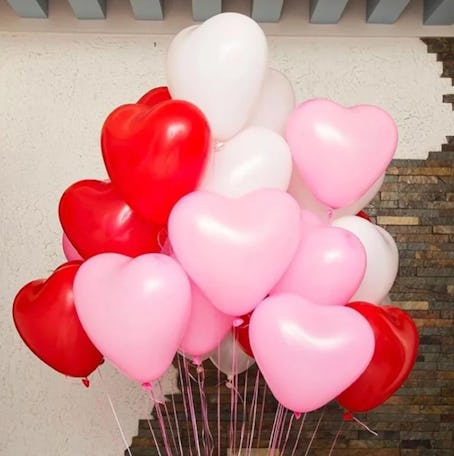balloon bouquets for Valentine's Day will brighten your space.
