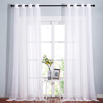 NICETOWN Sheer Window Curtain Panels (2-Pack)