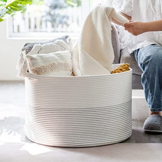 INDRESSME Cotton Rope Basket