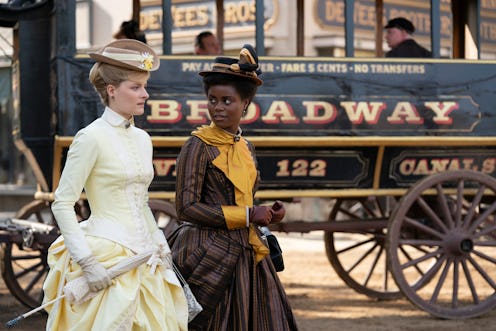 Louisa Jacobson as Marian Brook & Denée Benton as Peggy Scott in HBO's 'The Gilded Age'