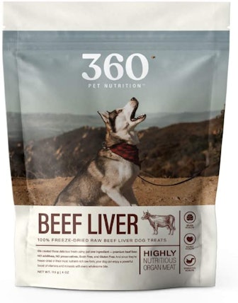 360 Pet Nutrition Freeze Dried Treats for Dogs