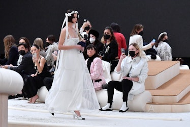 The bride at Chanel's spring 2022 couture show