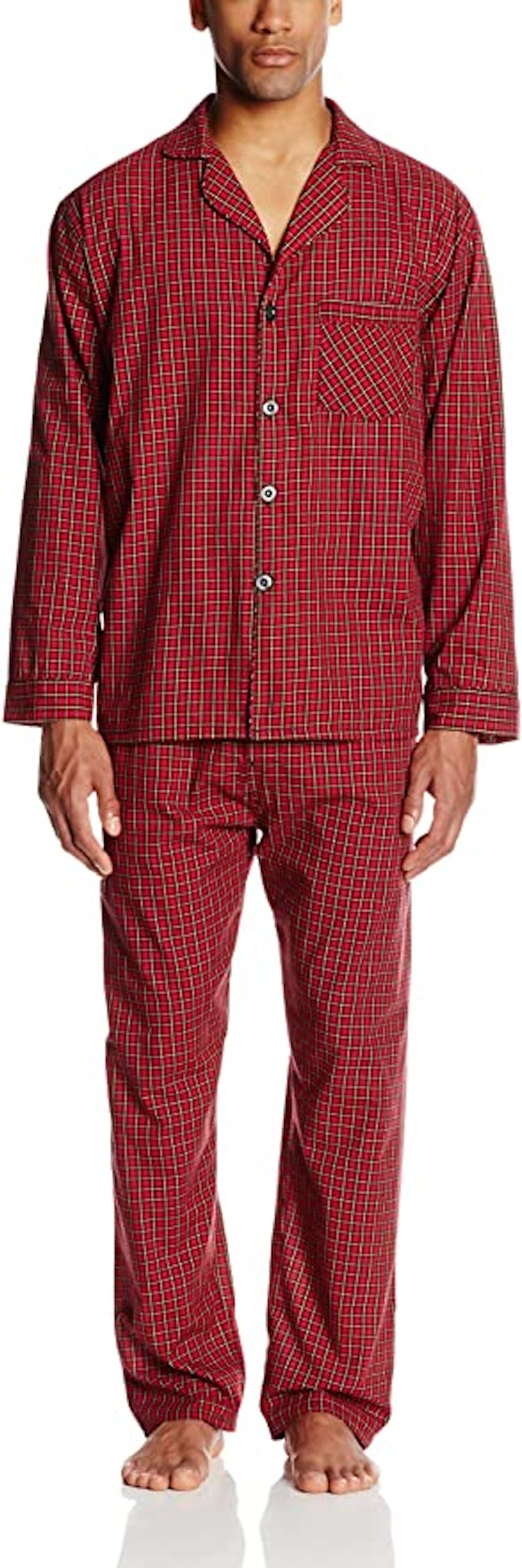 Hanes Plain-Weave Pajama Set