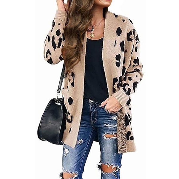 ZESICA Print Cardigan