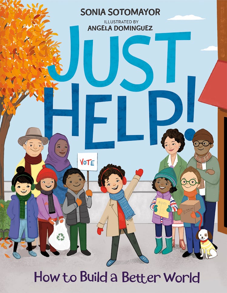The English-language cover of Just Help! by Sonia Sotomayor