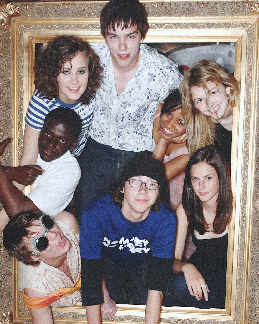 Cast of controversial British teen series Skins.