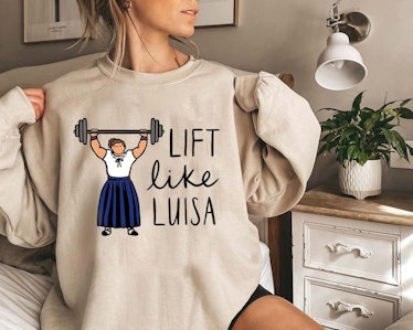This Luisa merch is part of the 'Encanto' merchandise on Etsy. 
