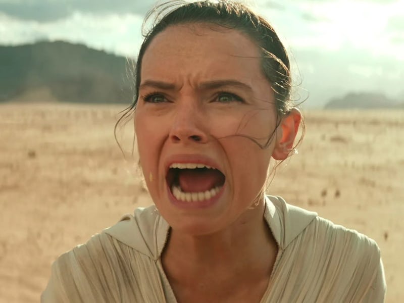 star wars rise of the skywalker rey screaming