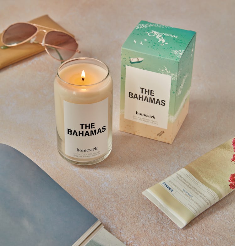 You can win a trip to The Bahamas and a free candle with Homesick's Bahamas Candle giveaway.