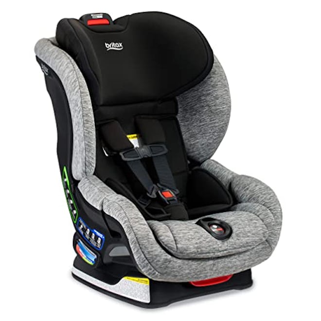 convertible car seat with lots of pattern options