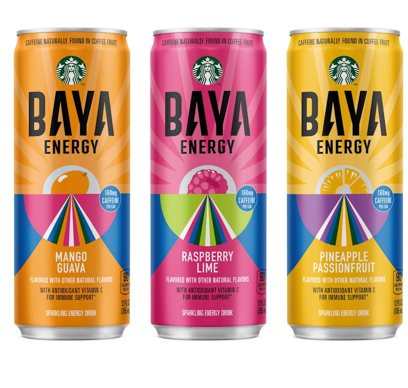 Here's what to know about Starbucks' new BAYA Energy drink, including its price, flavor options, and...